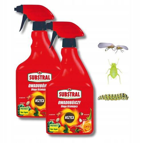 SUBSTRAL Owadobójczy Długodziałający POLYSECT Mszyca Mączlik Przędziorek x2 na Arena.pl