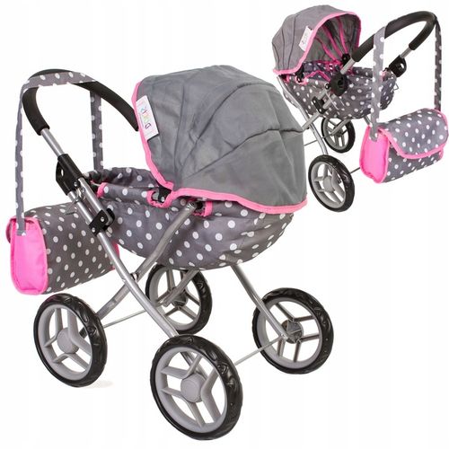 WÓZEK dla lalek głęboki gondola + TOREBKA TORBA do wózka dla lalki na Arena.pl