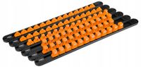 NEO UCHWYTY NA NASADKI 1/4" 3/8" 1/2" 6 SZT. LISTWY NA ŚCIANĘ DO WARSZTATU