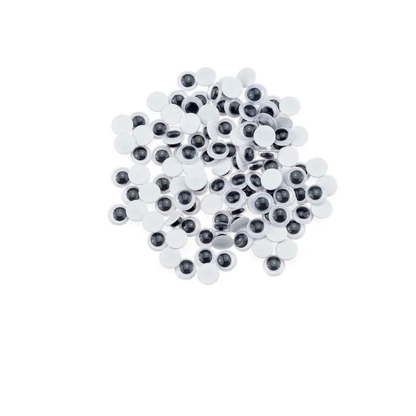 APLIKACJE OCZY SAMOPRZYLEPNE 8MM 120SZT RO2 BREWIS zdjęcie 2