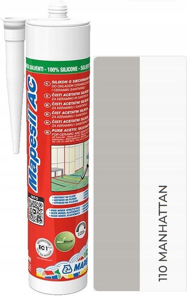 MAPEI Silikon Mapesil AC 110 MANHATTAN 310ml zdjęcie 1