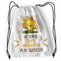 Plecak Dla Tomka Sportowy Szkolny Worek Torba Z Nadrukiem Ze Zdjęciem