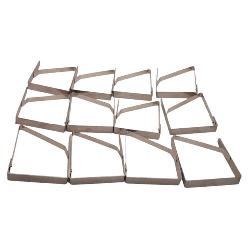 Klipsy do Obrusów Stalowe dla grubości 3-5cm 10szt na Arena.pl