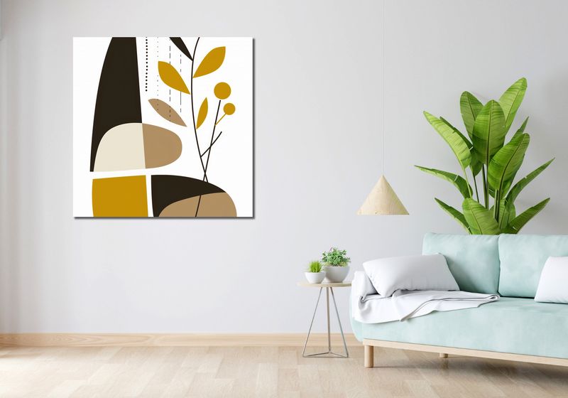 Obraz 100x100cm Geometryczna Naturaleza zdjęcie 2