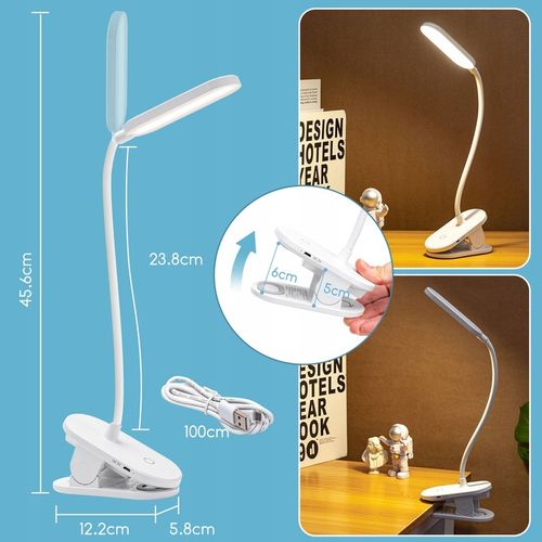 Bezprzewodowa lampka LED nocna na klips Aigostar na Arena.pl