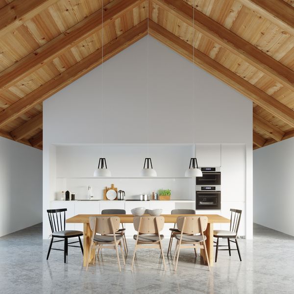 Lampa wisząca CASCO biała/czarna zdjęcie 6