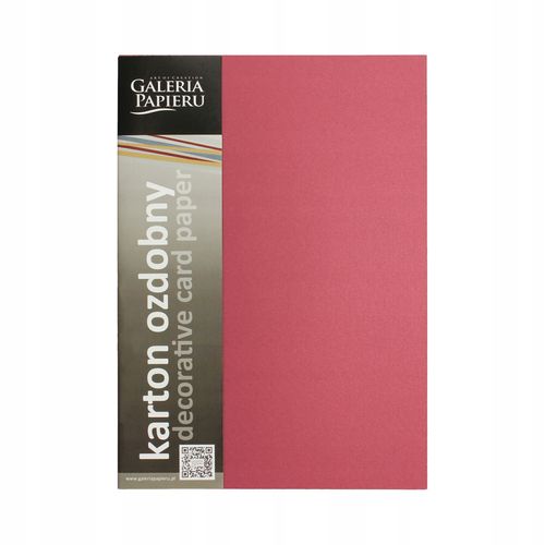 karton ozdobny pearl czerwony (20) 210g. 8577 na Arena.pl