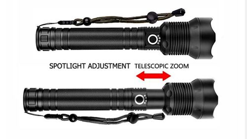 Mocna solidna latarka LED 15000lm 1000m USB Zoom na Arena.pl