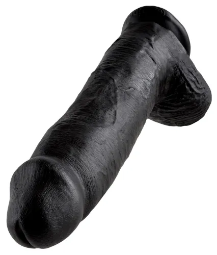 pipedream king cock czarny model z jądrami 30 cm przyssawka pvc na Arena.pl