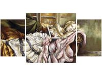 60CM 40CM ZEGAR OBRAZ UCIECZKA MARZENIA DRUK PŁÓTNO RAMA