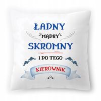 Poduszka Dla Kierownika Na Urodziny Prezent Z Nadrukiem Ze Zdjęciem