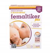 Femaltiker Plus wspomaganie LAKTACJI karmienie smak CAFFE LATTE 14 sasz