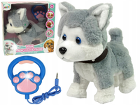 Interaktywny Piesek Husky Smycz Piosenki