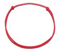 Bransoletka dziecięca czerwona Haretski.