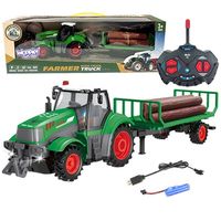 TRAKTOR Z PRZYCZEPĄ NA PILOTA ZDALNIE STEROWANY