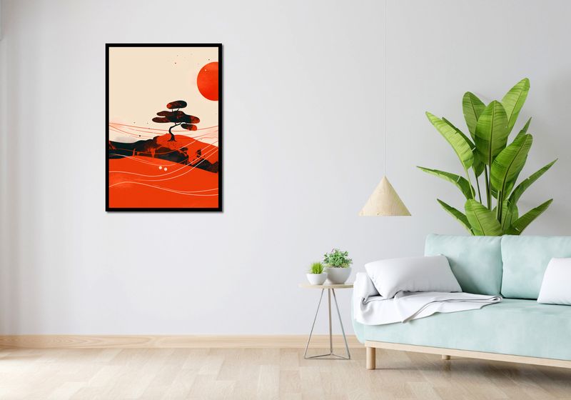 Plakat 68x98cm Czerwone Pustynne Pejzaże zdjęcie 4