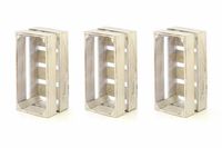 Zestaw 3 drewnianych skrzynek vintage - rozmiar L.