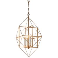 Świecznikowy żyrandol L&-180228 Light& geometryczny złoty
