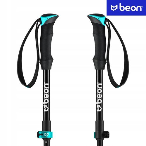 KIJE TREKKINGOWE SKŁADANE KIJKI W GÓRY DO CHODZENIA PO GÓRACH TURKUS BEON na Arena.pl