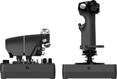 Joystick LOGITECH G Saitek PRO X56 H.O.T.A.S RGB do symulacji lotniczych na Arena.pl