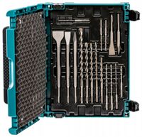 zestaw dłut i wierteł sds-plus 17szt w makpacu - m b-53877