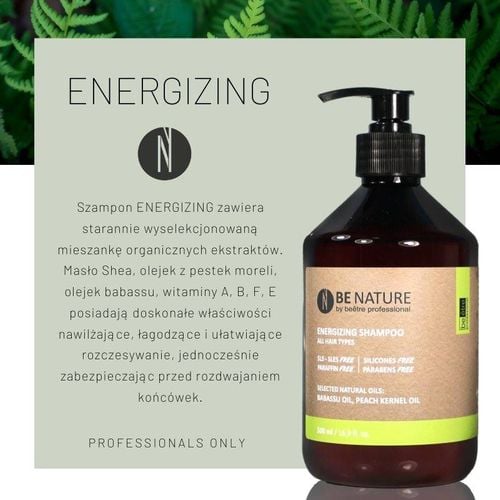 BE NATURE ENERGIZING szampon 500ml na Arena.pl