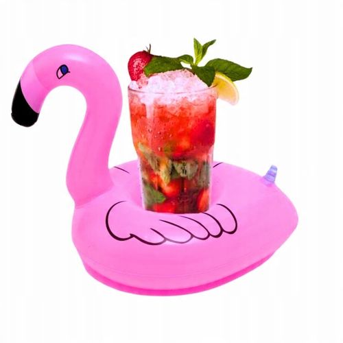 12 x DMUCHANY UCHWYT NA NAPOJE Podstawka Do Drinków FLAMING Podkładka BASEN na Arena.pl