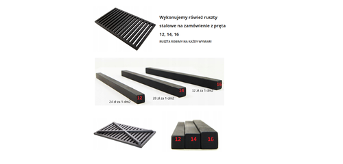 Ruszt żeliwny dziurkowany  do kominka - pieca 35x35 na Arena.pl