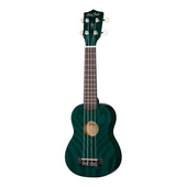 Ukulele sopranowe drewniane matowe UK-12 Niebieskie z Pokrowcem ZESTAW
