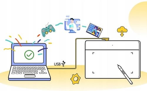 TABLET GRAFICZNY XP-PEN DECO FUN S CZARNY 8192 ST 5080 LPI DLA GRAFIKA na Arena.pl