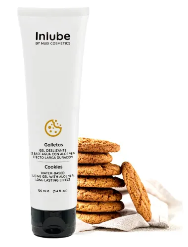 nuei inlube water-based sliding-gel cookies 100ml - wegański żel na Arena.pl