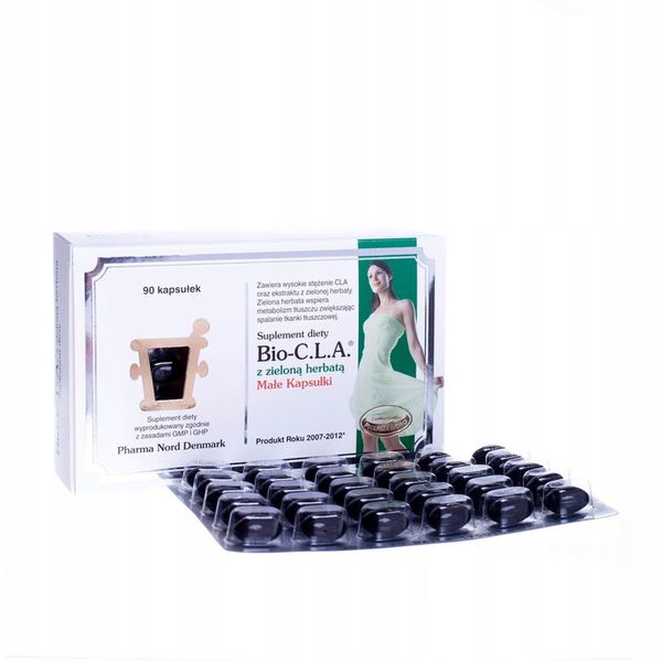 Bio-C.L.A. z zieloną herbatą 90 kapsułek zdjęcie 1