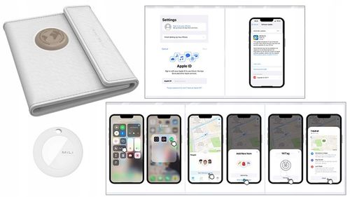 Lokalizator GPS MILI portfel podróżny z lokalizatorem MiTag APPLE IOS na Arena.pl