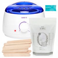Zestaw depilacja WOSK TWARDY PREMIUM + PODGRZEWACZ