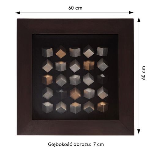 Obraz przestrzenny Cubes 60x60 cm na Arena.pl