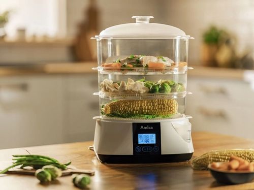 Parowar Amica Lunaris PT 3011 900W 3 pojemniki na Arena.pl