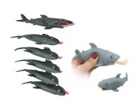 gniotek antystresowy rekin z nogą 6szt