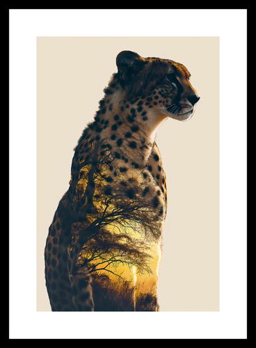 Plakat 20x30cm Gepard Duch Sawanny na Arena.pl