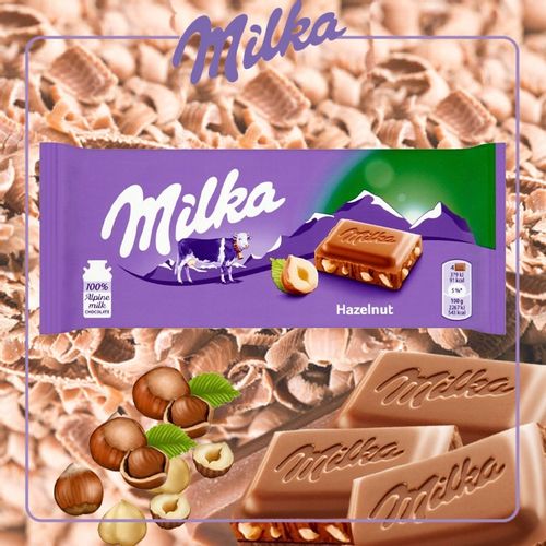 MILKA Czekolada HAZELNUTS ORZECHOWA 8x100g na Arena.pl