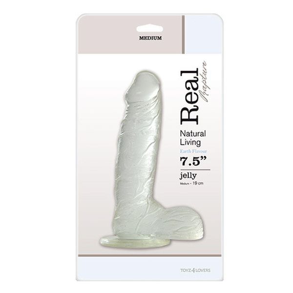 Dildo-Jelly Dildo Real Rapture Clear 7.5"""""""""""""""" zdjęcie 1