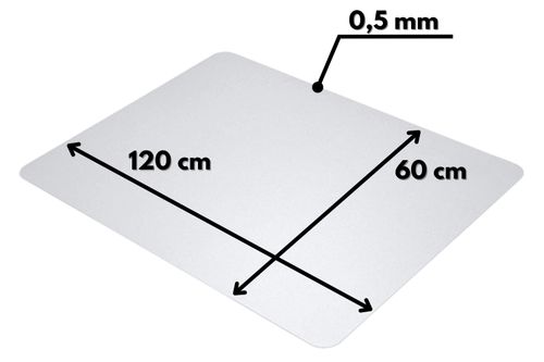 mata ochronna 0,5mm 60x120cm mleczna na Arena.pl