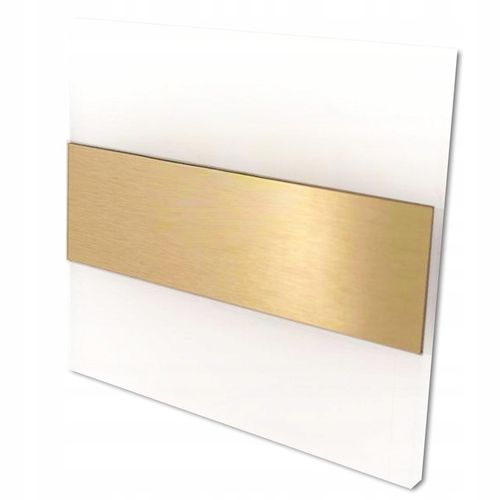 Oświetlenie schodowe oprawa lampka schodowa LED 230V Q31 Złota / na Arena.pl