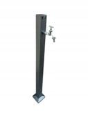 Kran słupek ogrodowy YaPko 1/2" Antyczne Srebro 100cm chrom