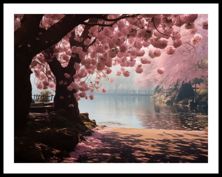 Plakat 65x50cm Spokój Sakury zdjęcie 3