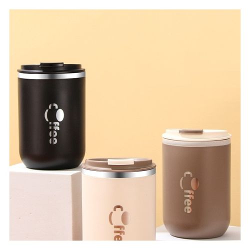 duży pojemny kubek termiczny ze słomką 500 ml termos zamykany coffe na Arena.pl