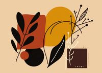 Plakat 18x13cm Ciepłe Kontury