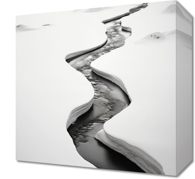 Obraz 30x30cm Szczeliny Mrozu zdjęcie 1