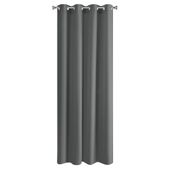 Zasłona na przelotkach RITA 140X250 grafitowa