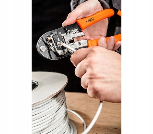 NEO 01-501 Szczypce do końc.tele.z 3 głowic. 4P 6P na Arena.pl