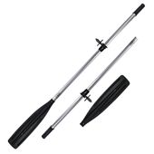 Aluminiowe Wiosło Szalupowe Rozkładane do łodzi John Paddle + manszeta + Dulka (komplet - 2 sztuki) 220 cm